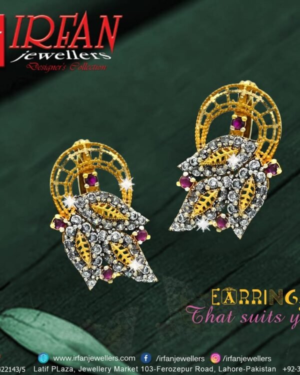 Gold Earring Design 0123