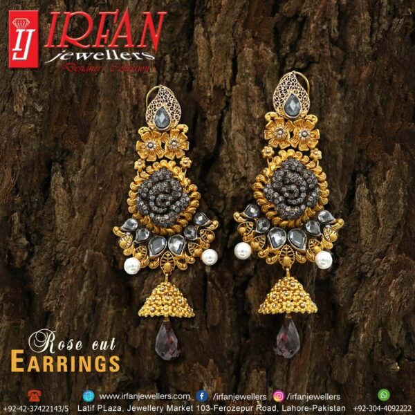 Gold Earring Design 0124