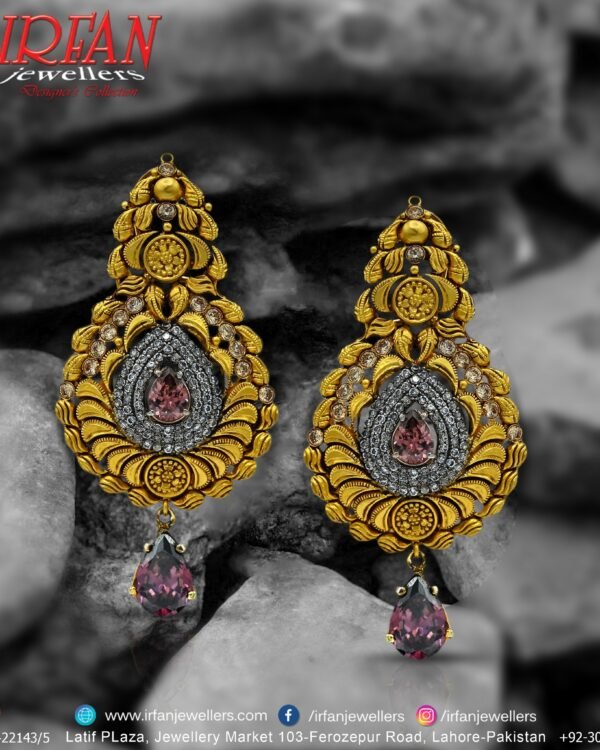 Gold Earring Design 0129