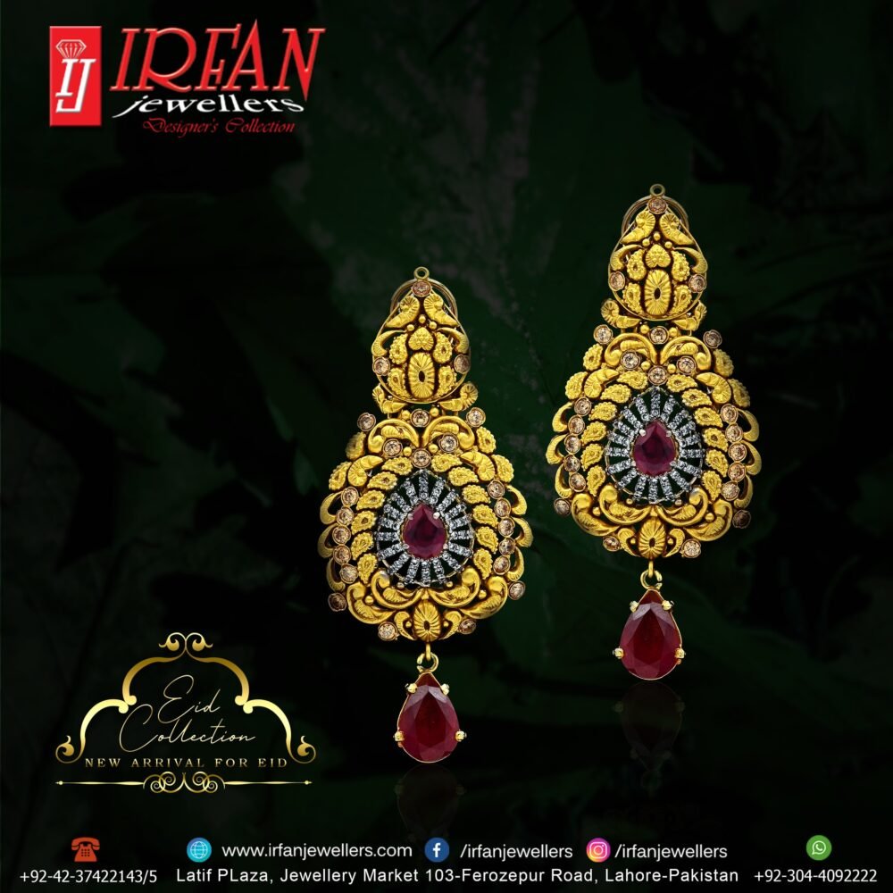 Gold Earring Design 0132