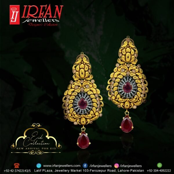 Gold Earring Design 0132