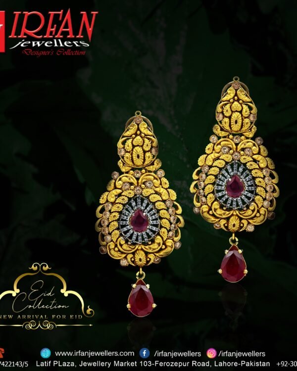 Gold Earring Design 0132