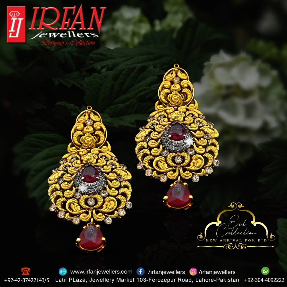 Gold Earring Design 0133