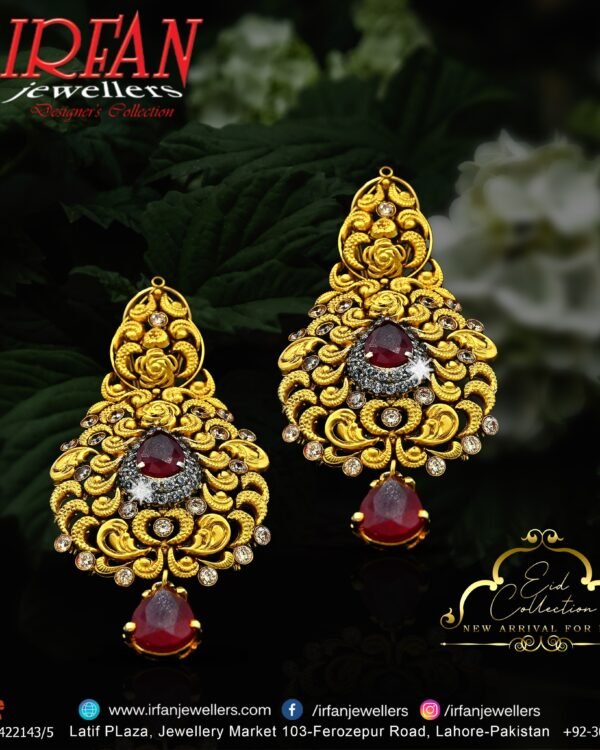 Gold Earring Design 0133