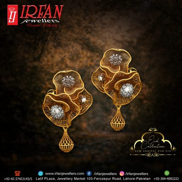 Gold Earring Design 0134
