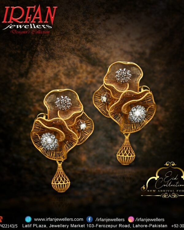 Gold Earring Design 0134