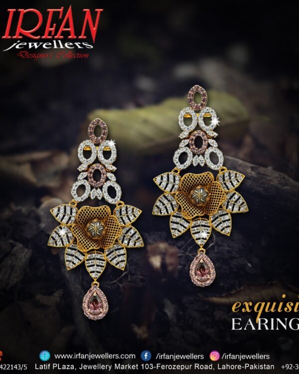 Gold Earring Design 0135