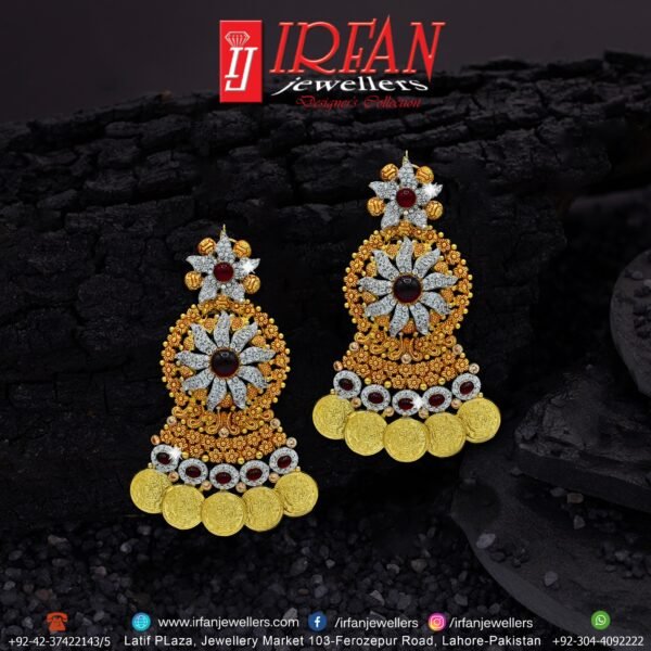 Gold Earring Design 0136