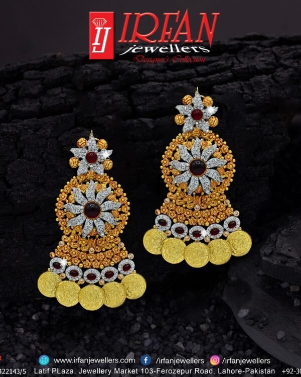 Gold Earring Design 0136
