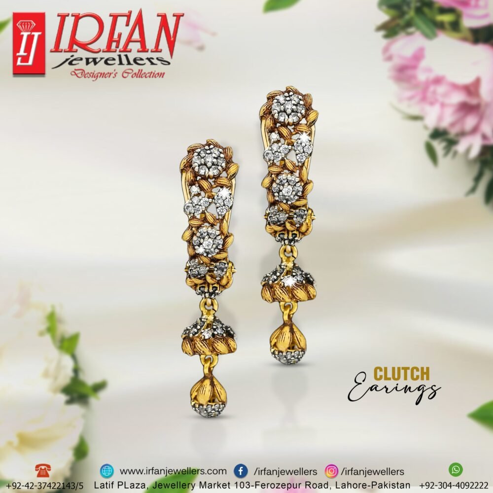 Gold Earring Design 0143