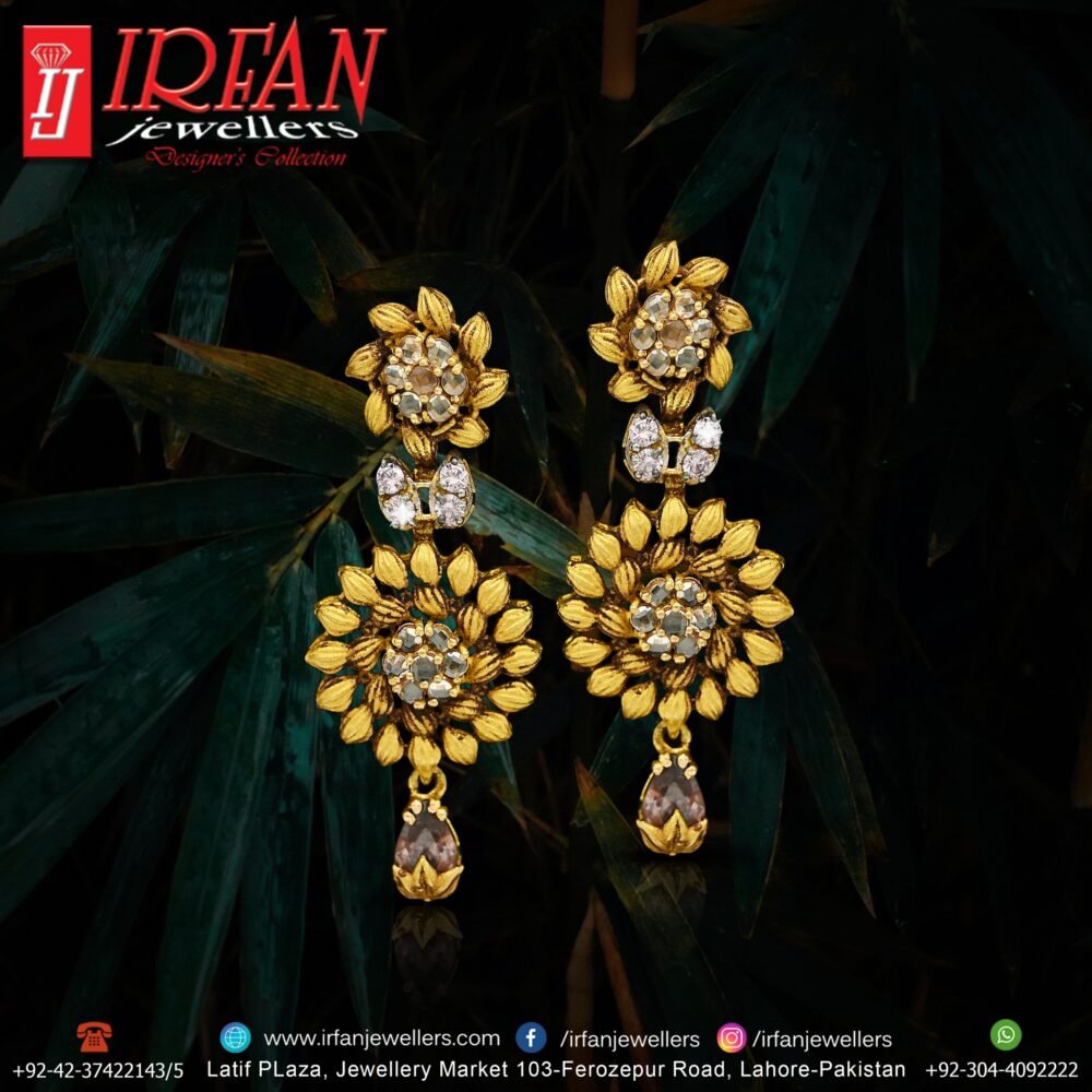Gold Earring Design 0144