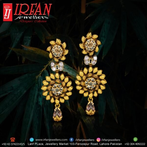 Gold Earring Design 0144