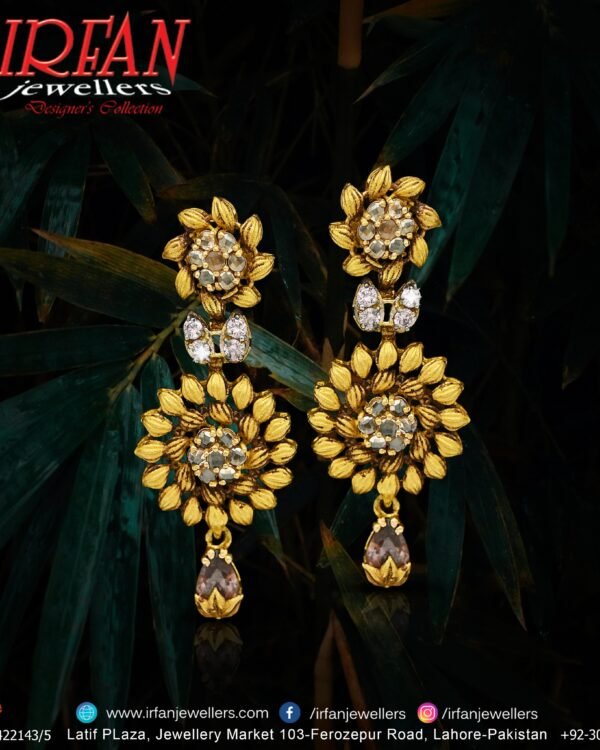Gold Earring Design 0144