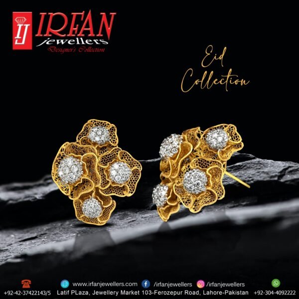 Gold Earring Design 0145