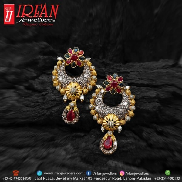 Gold Earring Design 0155