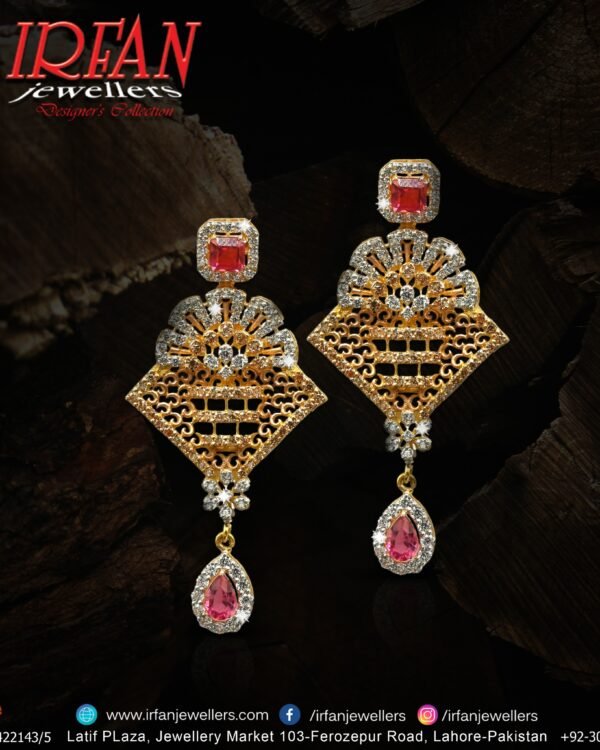 Gold Earring Design 0156