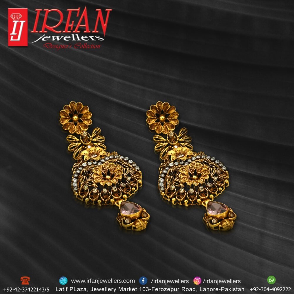 Gold Earring Design 0160