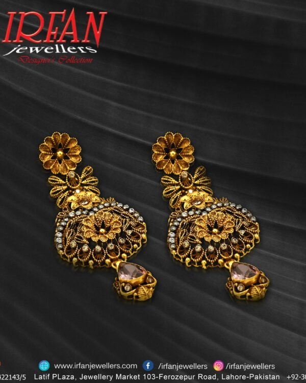 Gold Earring Design 0160