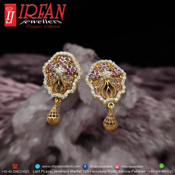 Gold Earring Design 0161