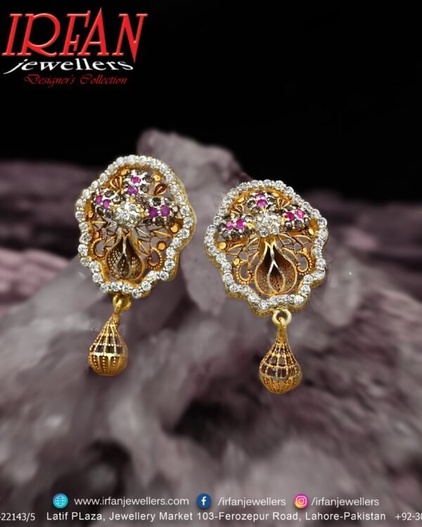 Gold Earring Design 0161