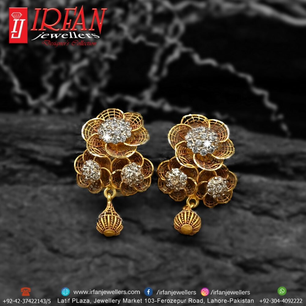 Gold Earring Design 0162