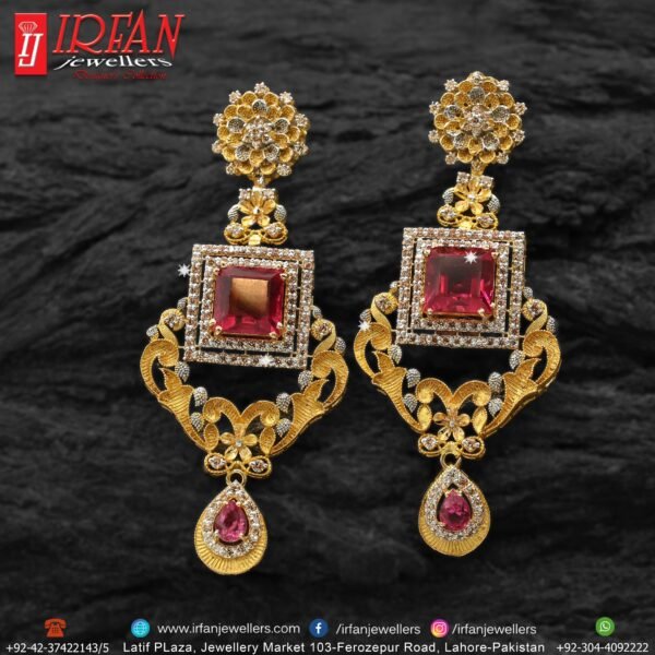 Gold Earring Design 0164