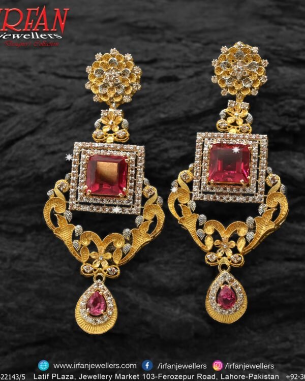 Gold Earring Design 0164