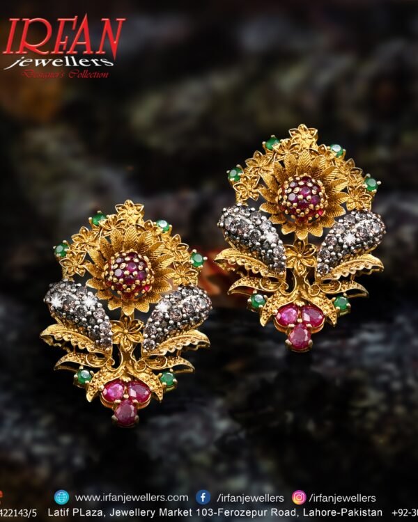 Gold Earring Design 0166