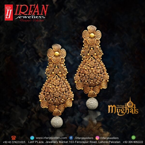 Gold Earring Design 0170