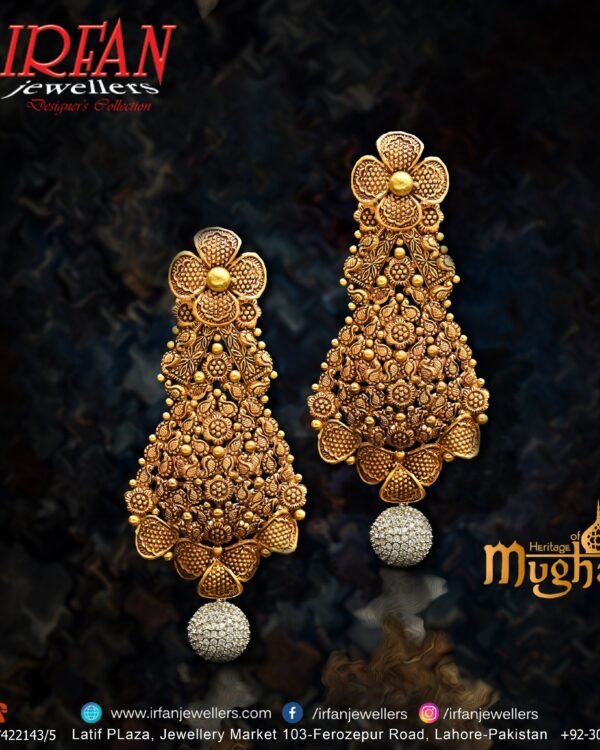 Gold Earring Design 0170