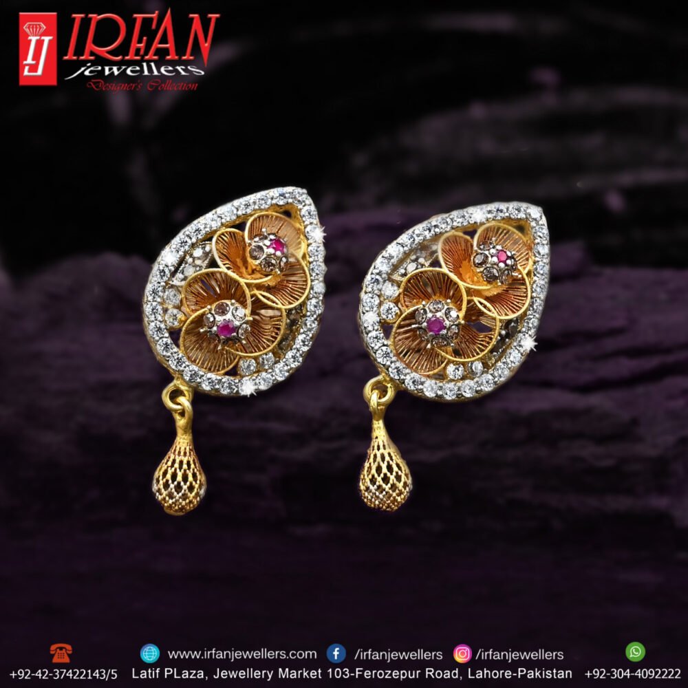 Gold Earring Design 0171