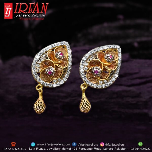 Gold Earring Design 0171