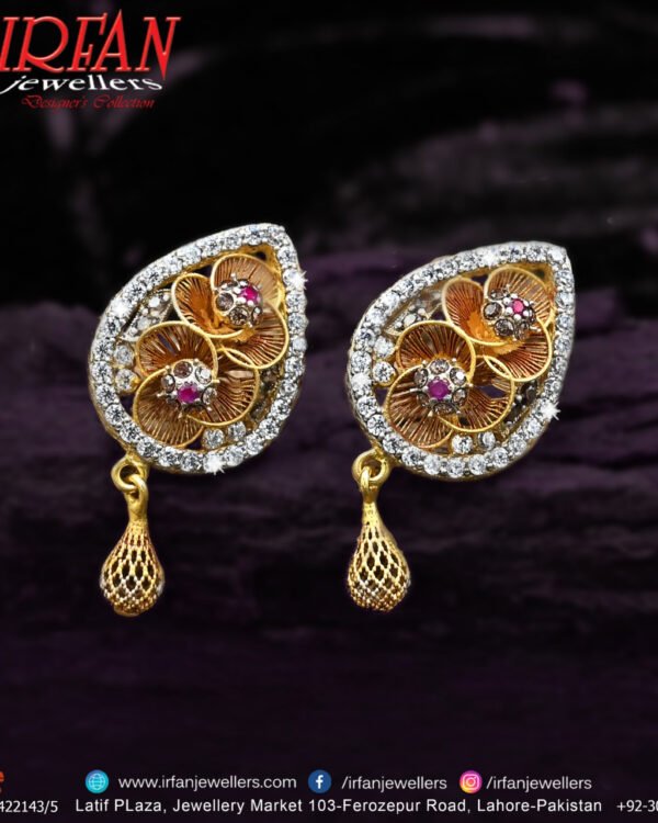 Gold Earring Design 0171