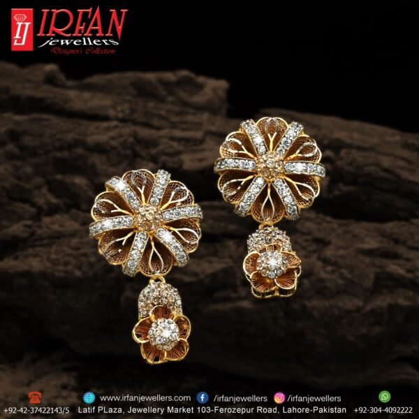 Gold Earring Design 0172