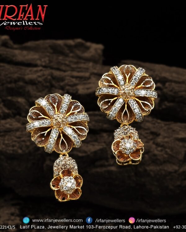 Gold Earring Design 0172