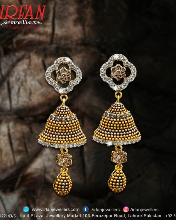 Gold Earring Design 0173
