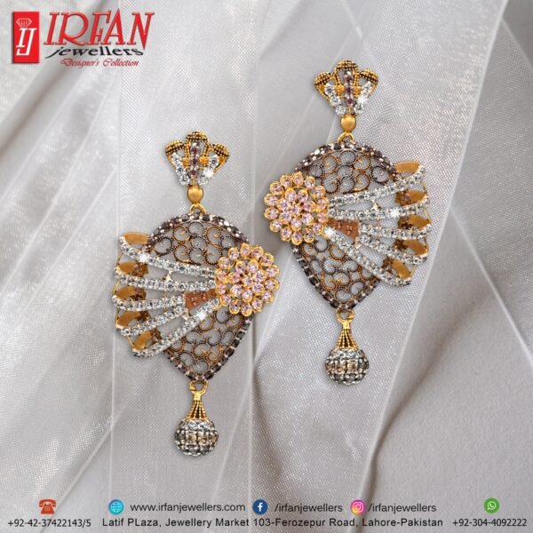 Gold Earring Design 0174