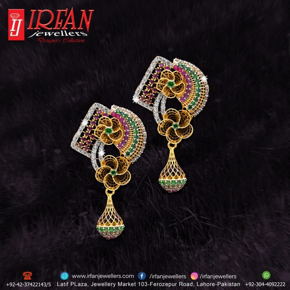 Gold Earring Design 0175