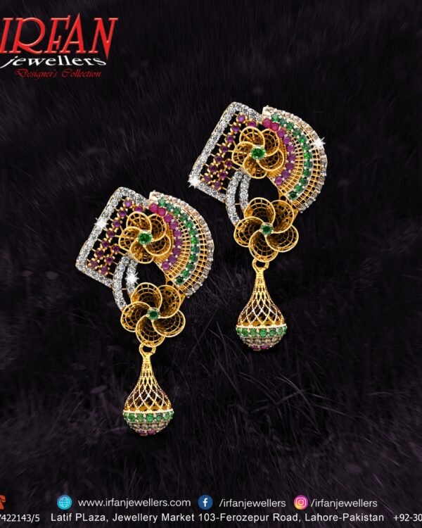 Gold Earring Design 0175
