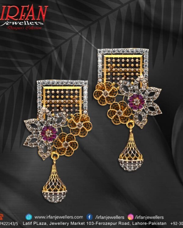 Gold Earring Design 0179