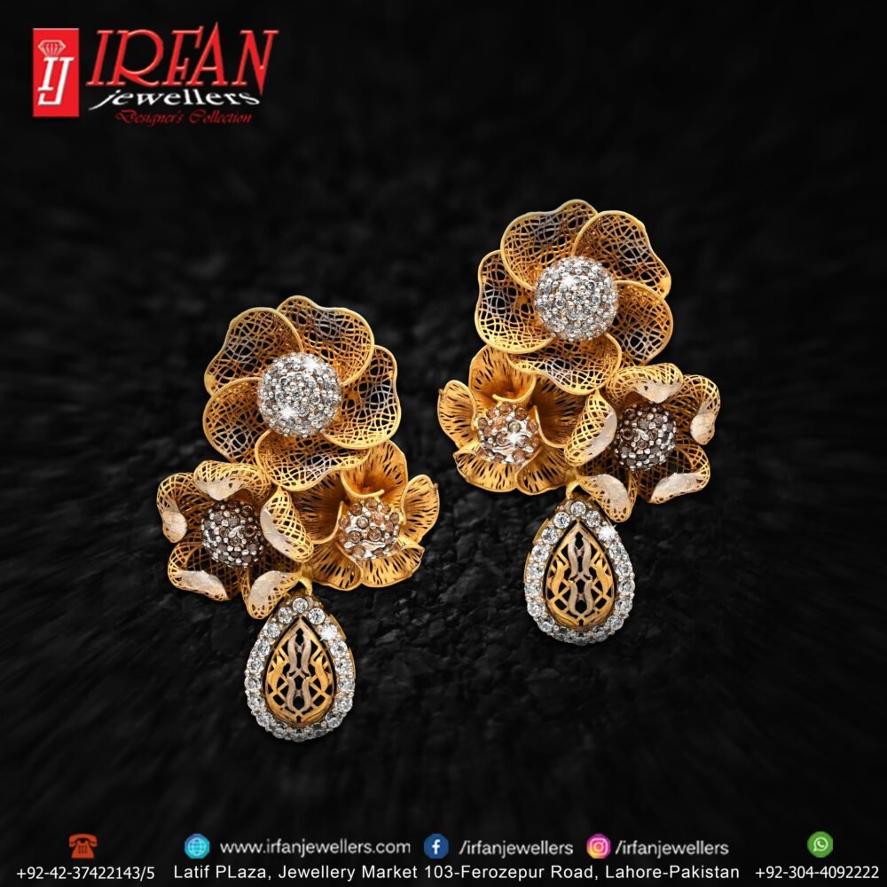 Gold Earring Design 0180