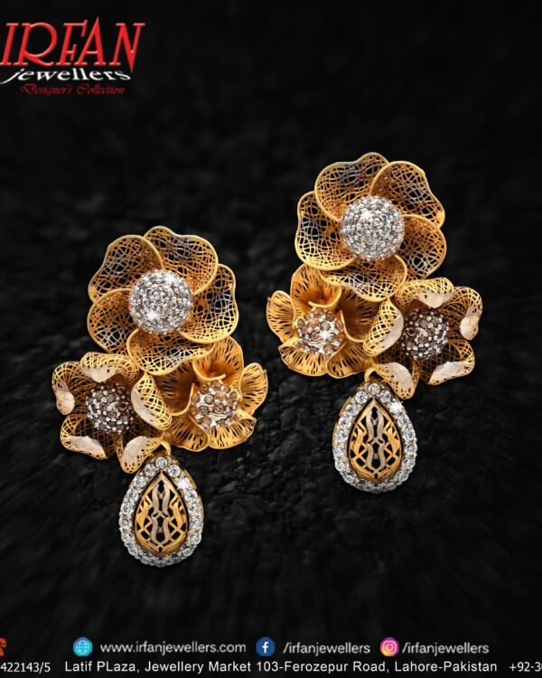 Gold Earring Design 0180