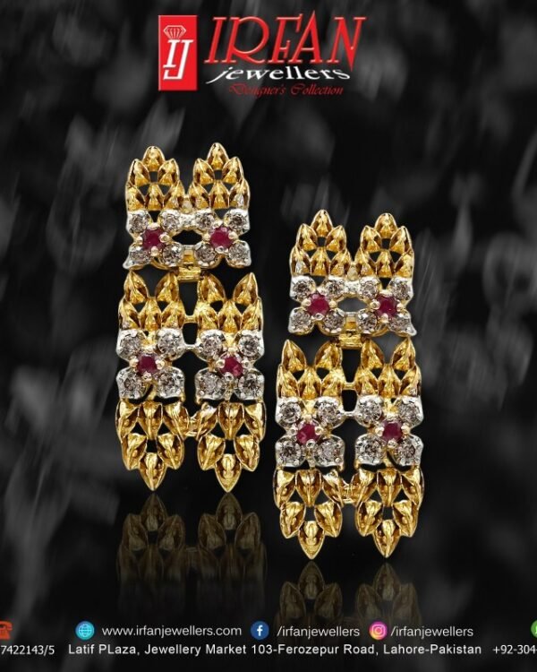 Gold Earring Design 0185