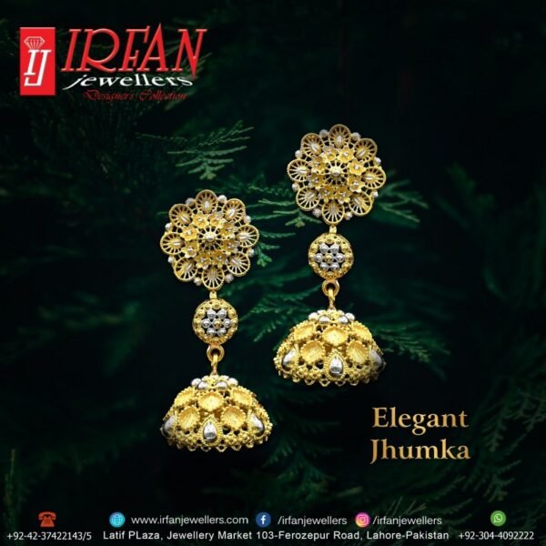 Gold Earring Design 0186