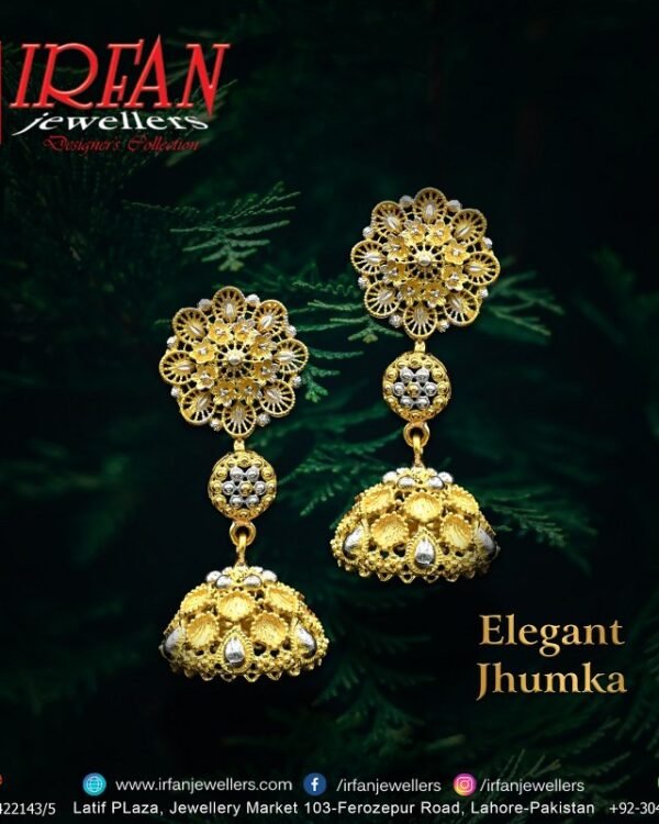 Gold Earring Design 0186