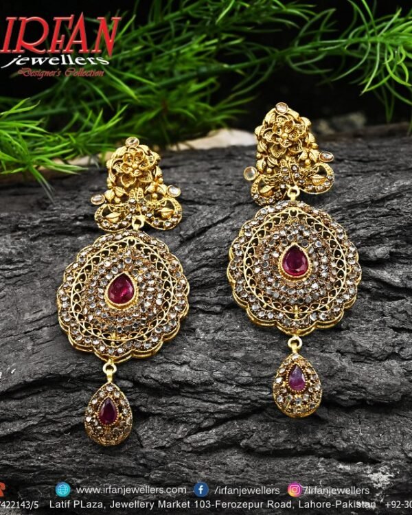 Gold Earring Design 0187