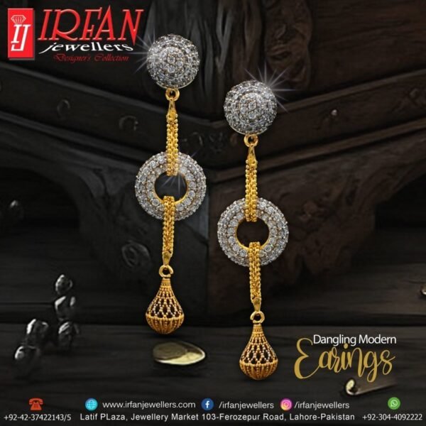 Gold Earring Design 0195