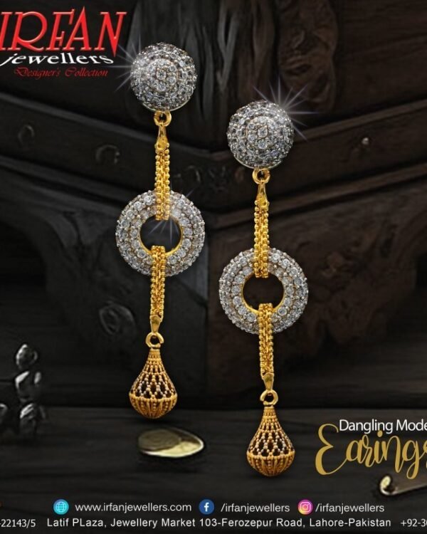 Gold Earring Design 0195