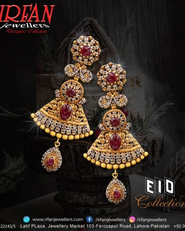 Gold Earring Design 0196