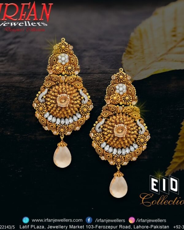Gold Earring Design 0198